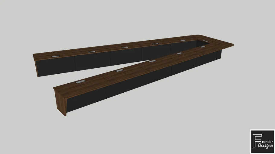 CONFERENCE TABLE V-SHAPE
