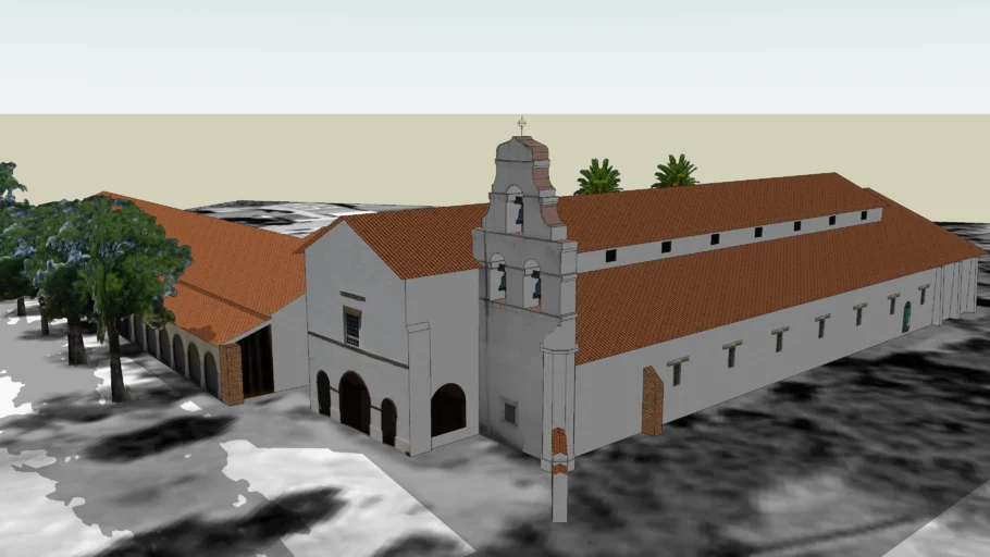 Mission San Juan Bautista, California, USA.