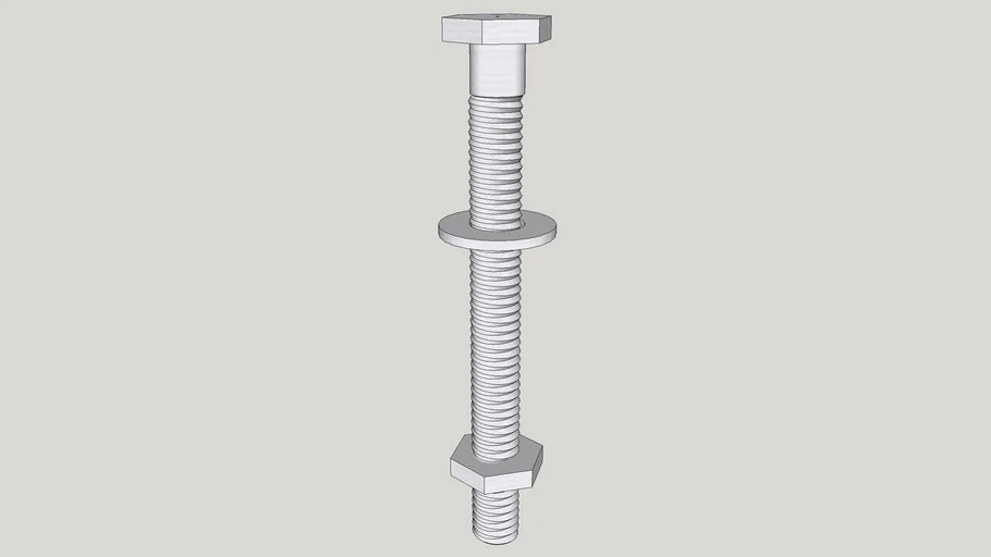 Parafuso sextavado 8mm