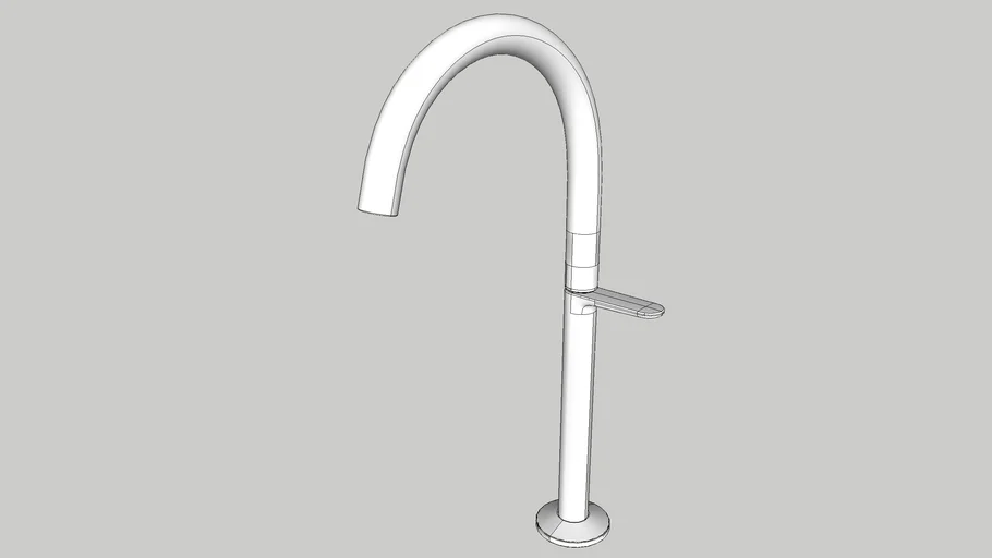 Axor one Wastafelmengkraan 260, met Push-Open lediging