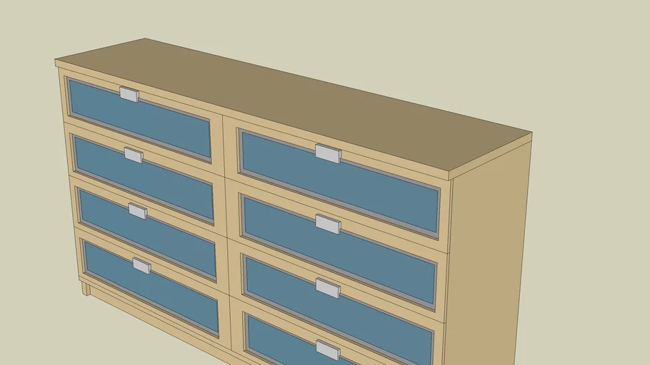 IKEA HOPEN 8 drawer