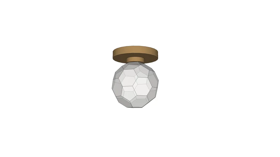RH Boule de Cristal Petite Flushmount