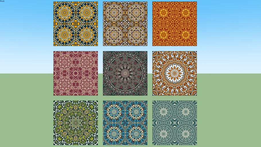 Oriental Pattern Flooring