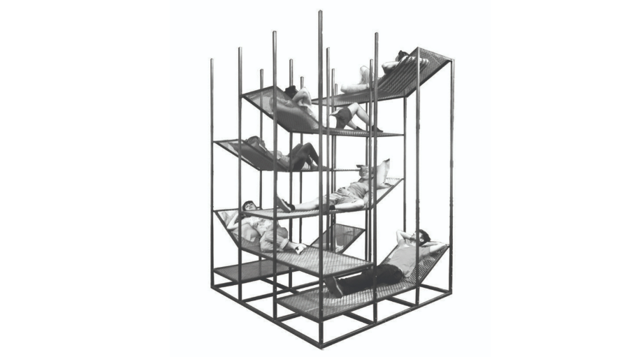 Buzzi Jungle by Jonas Van Put. interesting lounge idea. brutalism