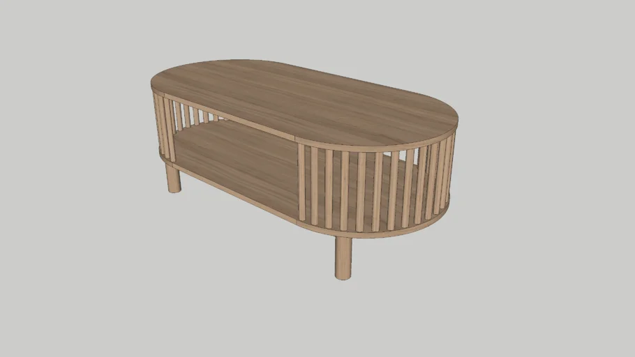 OVAL NORDIC COFFEE TABLE