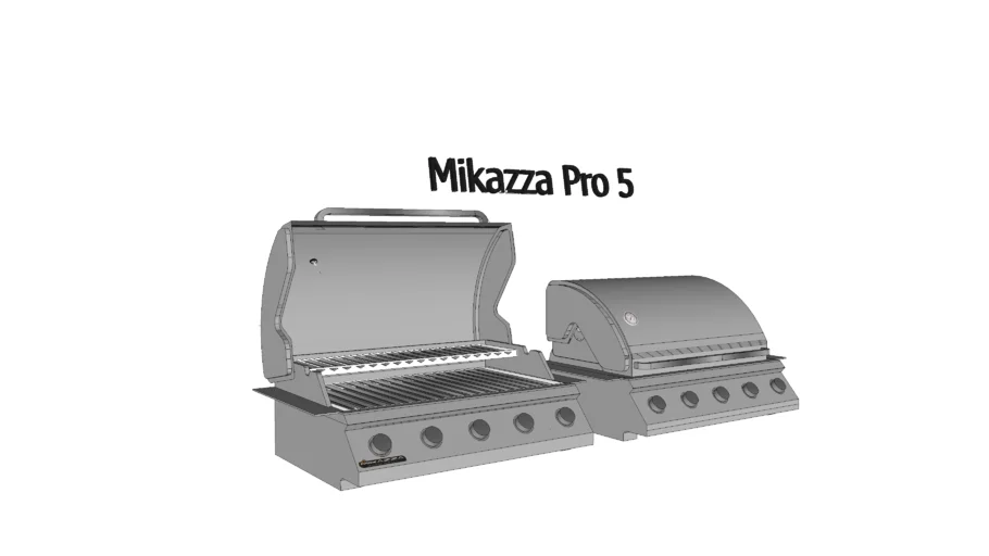 Churrasqueira à Gás Embutir Mikazza Pro 5 - MHG05