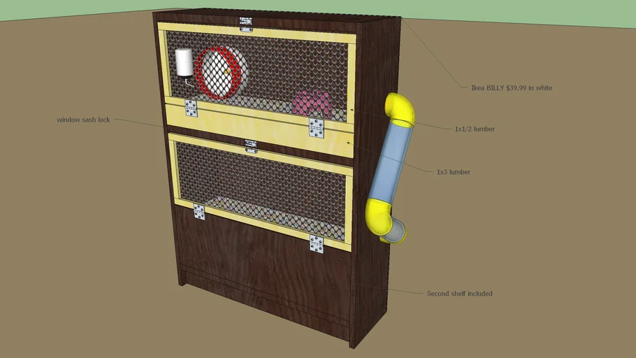 CreativeHammyCare13's hamster cage | 3D Warehouse