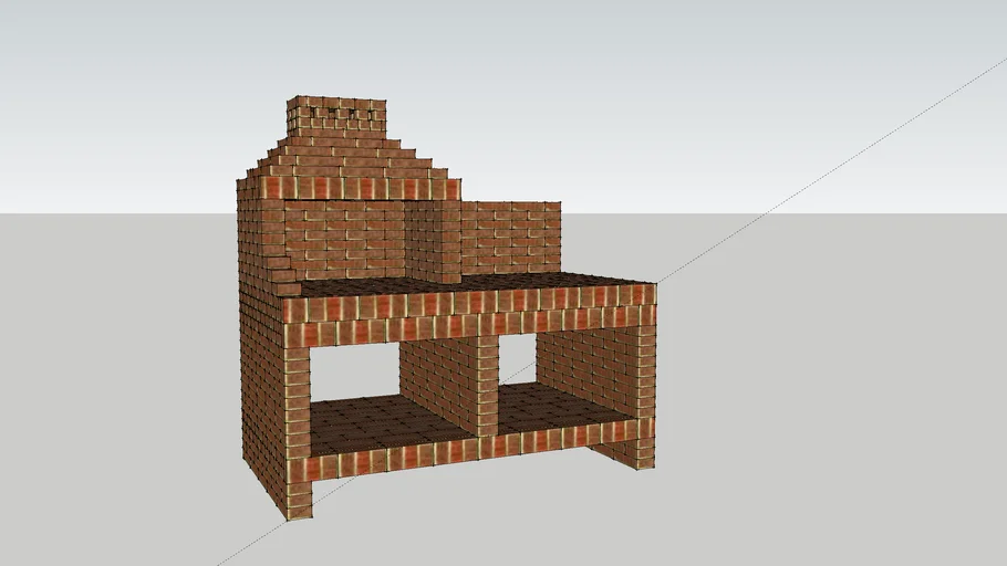 Outdoor Kitchen (Brick Bbq)