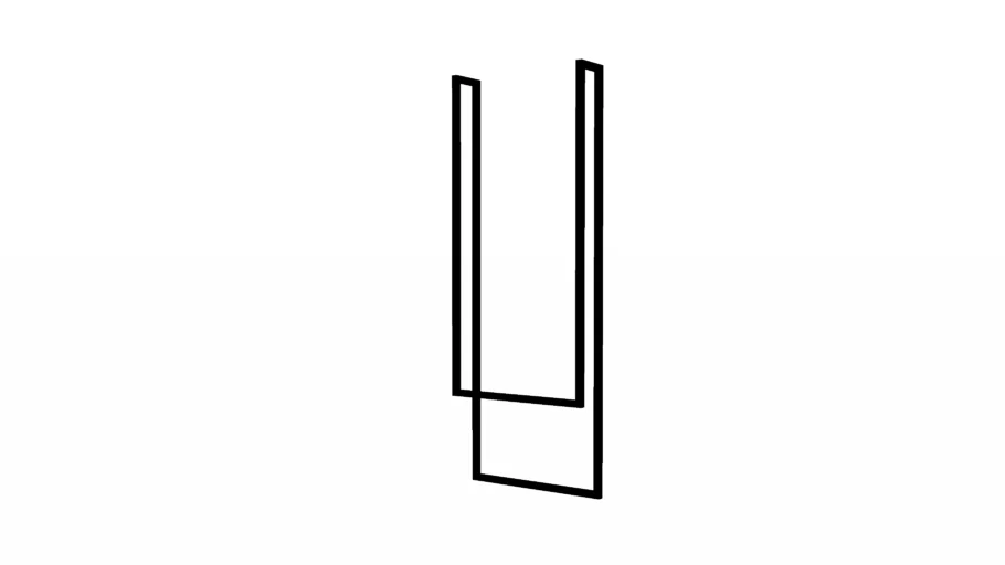 TOWEL HANGER BLACK STEEL
