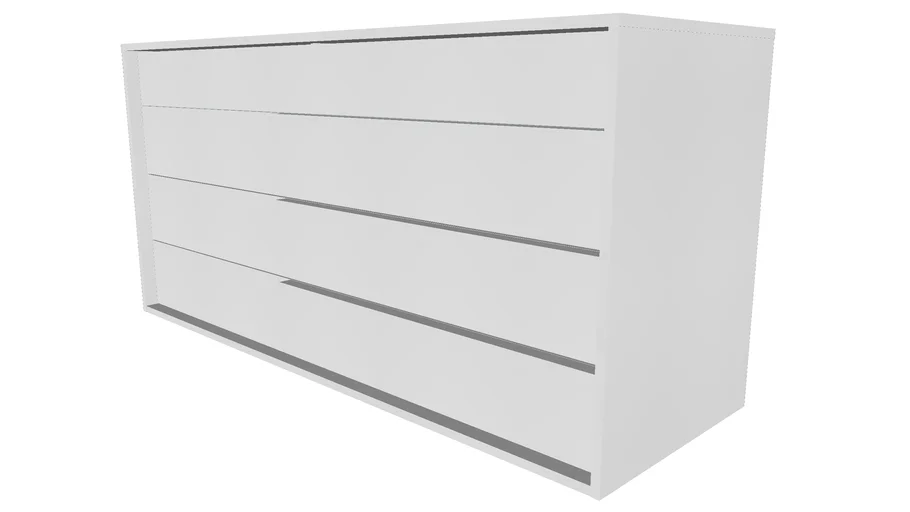Jane Dresser Glossy White by Modloft