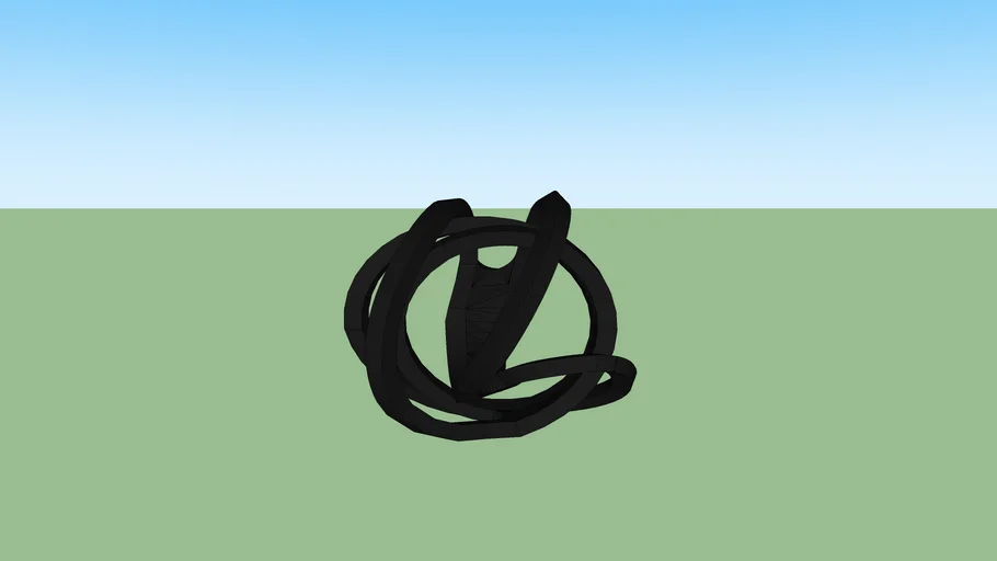 INFINITY BLACK KNOT SCULPTURE