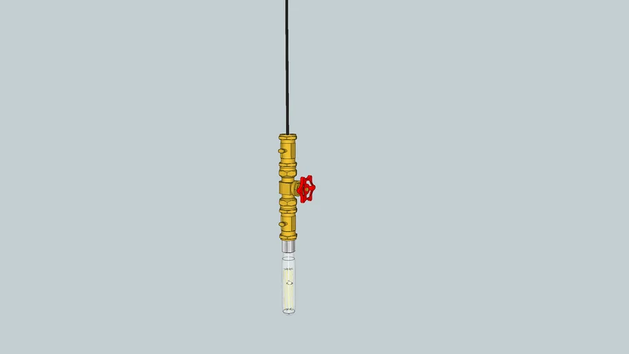 Hanging Pipe Ceiling Lamp