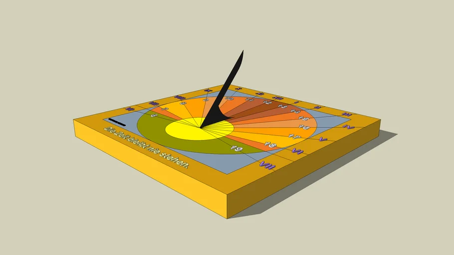 horizontale sonnenuhr