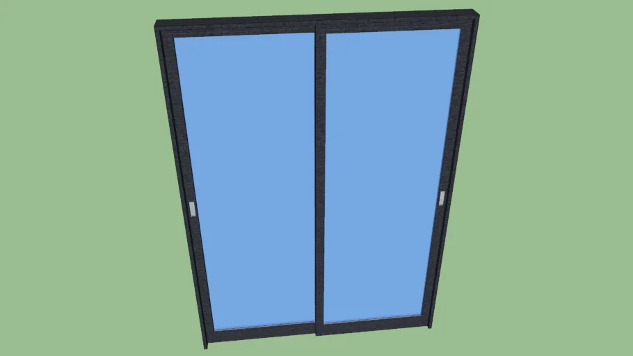 Puerta de aluminio DOBLE