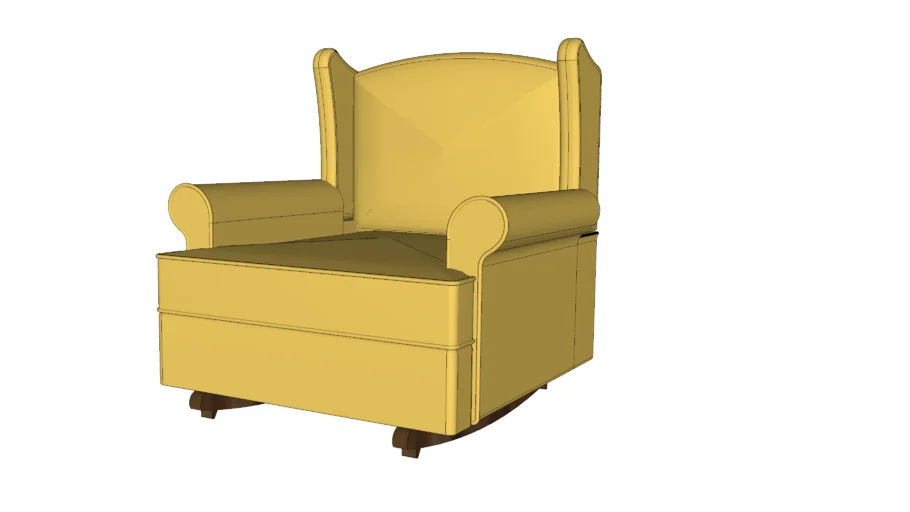 Wing back rocker pottery barn