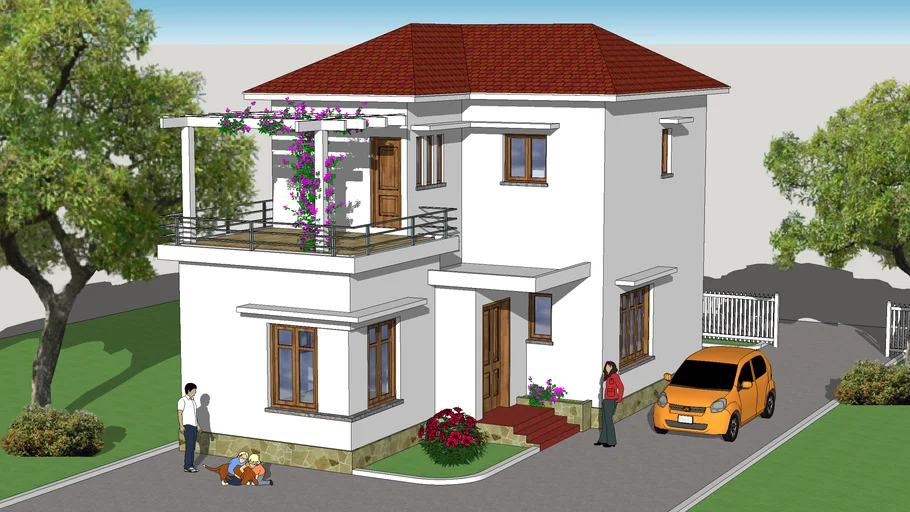 2 storey house