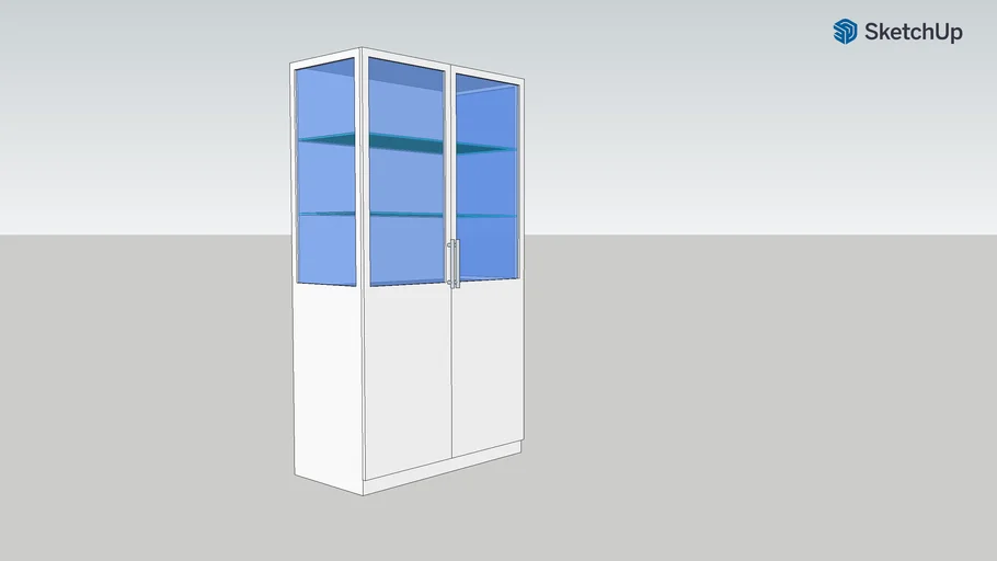 Medical display cabinet