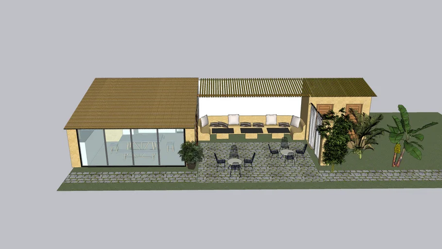 PATIO and SEMI COVERED KITCHEN