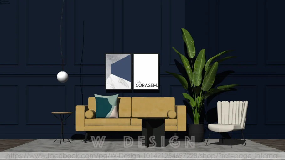 Living room interior design