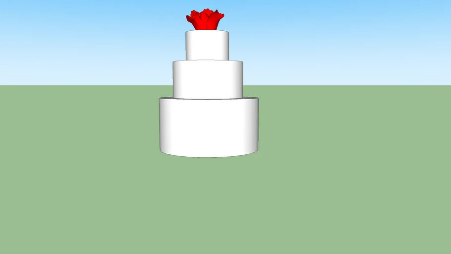 wedding cake. | 3D Warehouse