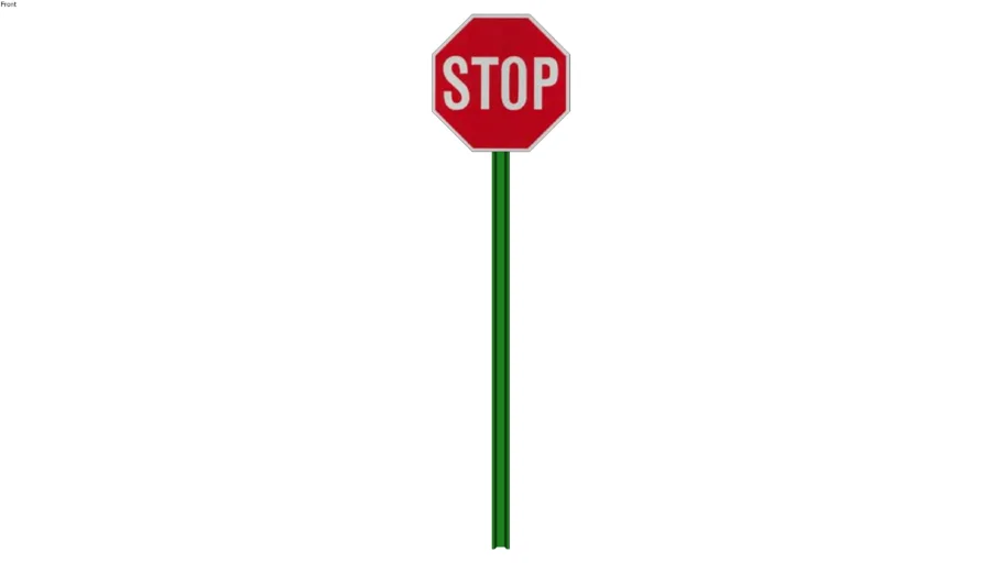 Stop sign | 3D Warehouse