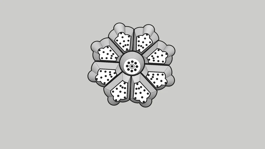 HEMBJUDEN serv plate 27 white/black AP - 80512389