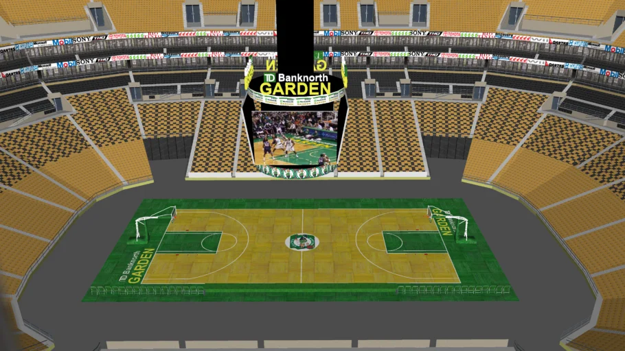 TD Banknorth Garden- Boston Celtics Layout