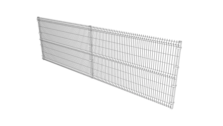 Welded Mesh Fence - Valla de Malla Electrosoldada - Profile Builder 3 Assembly