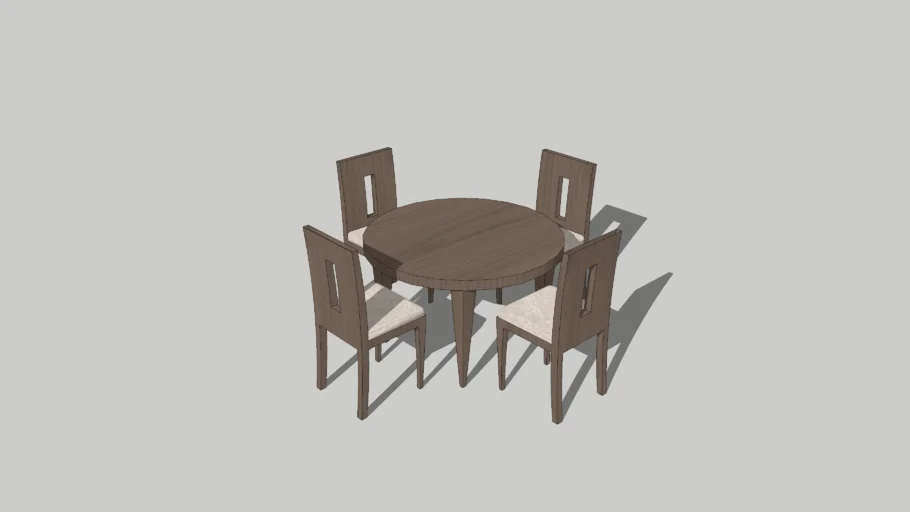 Dining table and chairs (2)