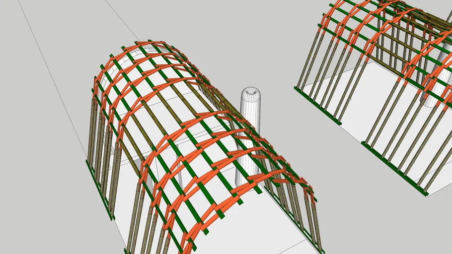 modelo de casa boveda reciprocal