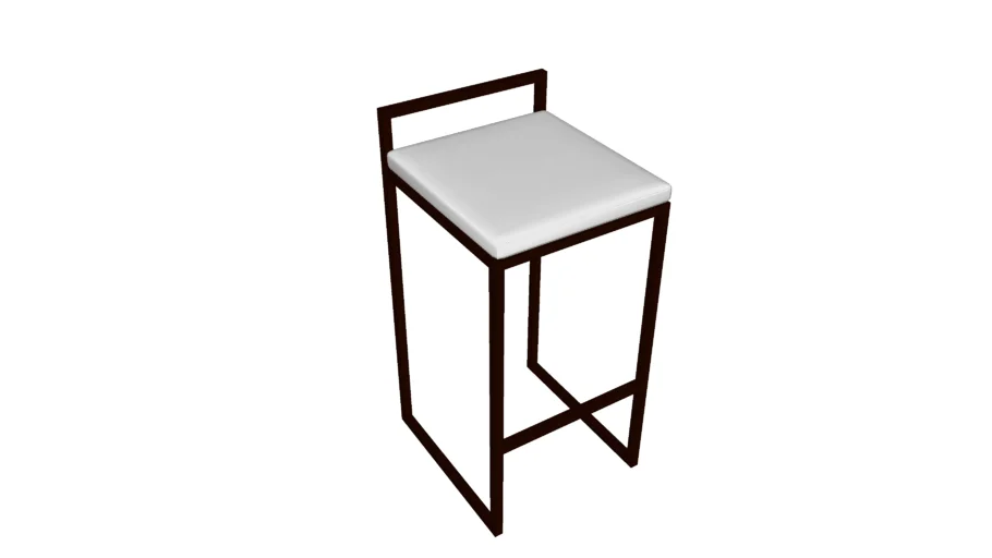 Gold and White Gary Bar & Counter Stool
