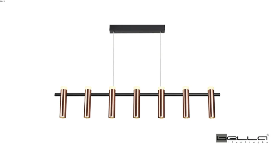 PENDENTE TUBI CD002M - BELLA ILUMINAÇÃO