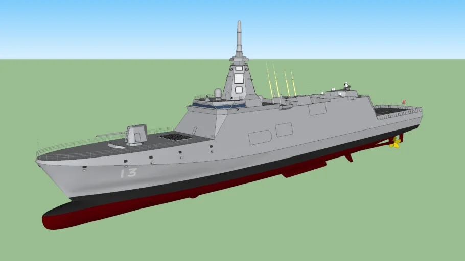 JMSDF FFM-13 FFM-AAW 改もがみ型護衛艦