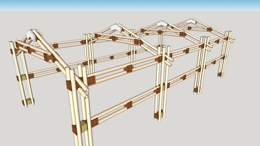 Modular bamboo structure concept