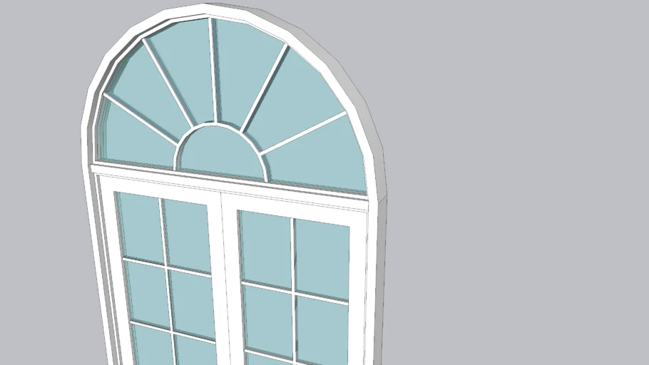 Patio Door with True Arch