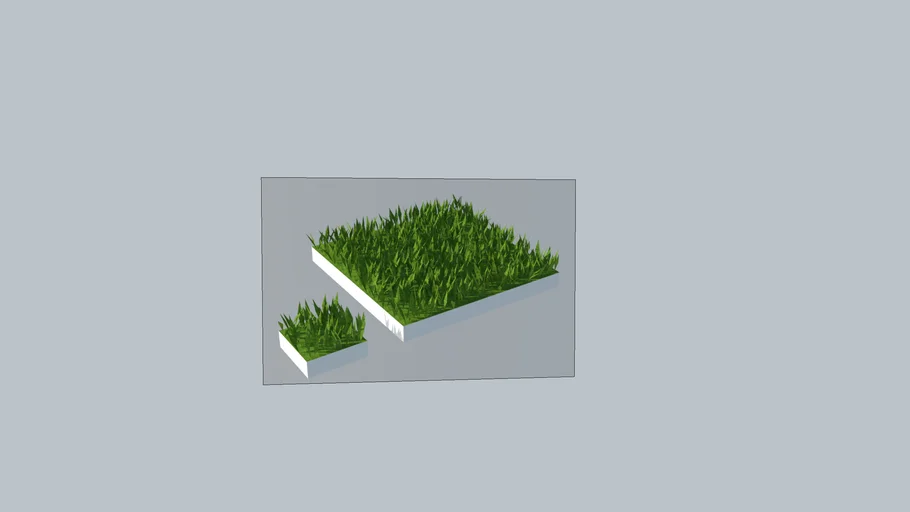 Low Poly 3D Grass