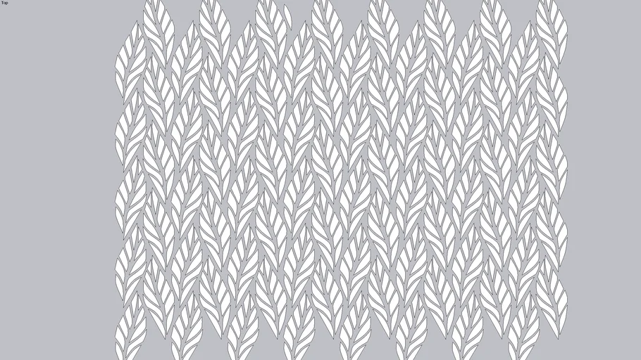 Repeatable Leaf Pattern | 3D Warehouse