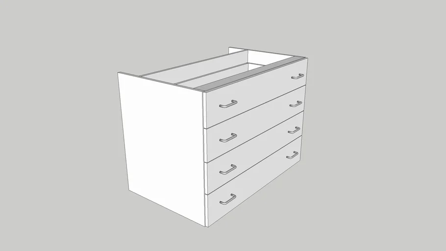 4 Drawer Unit