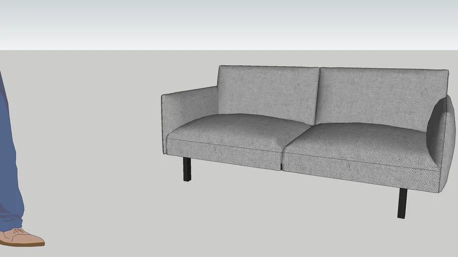 AKID Hakola Lazy Classic 2,5:n istuttava -sohva