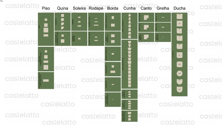 Grezzo - Todos os Módulos - Areia