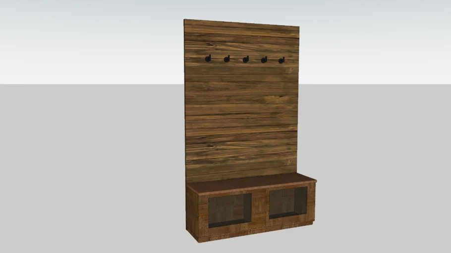 Coat and Shoe Rack - Small | 3D Warehouse