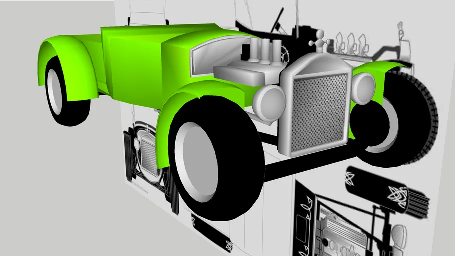 FORD model T pick-up hot rod (1937)