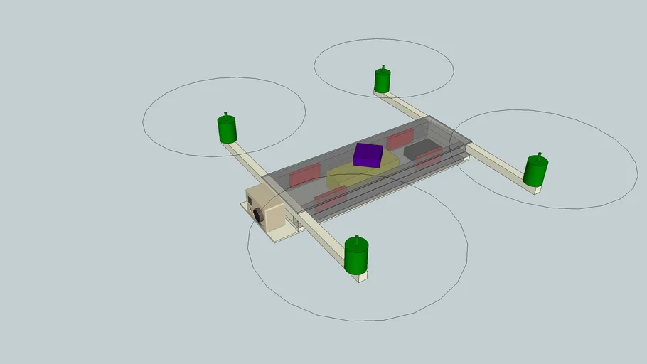 H-Quad Quadrotor | 3D Warehouse