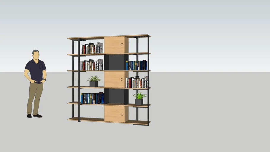 loft bookshelf