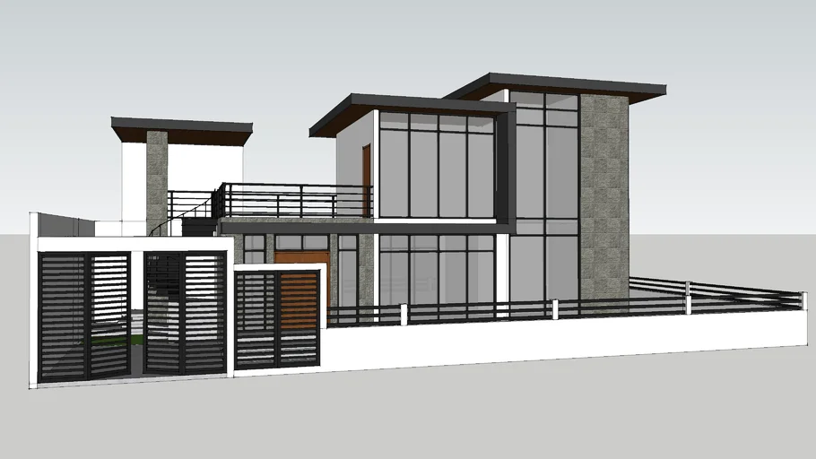 A Proposed Two-Storey Residential Building with Terrace