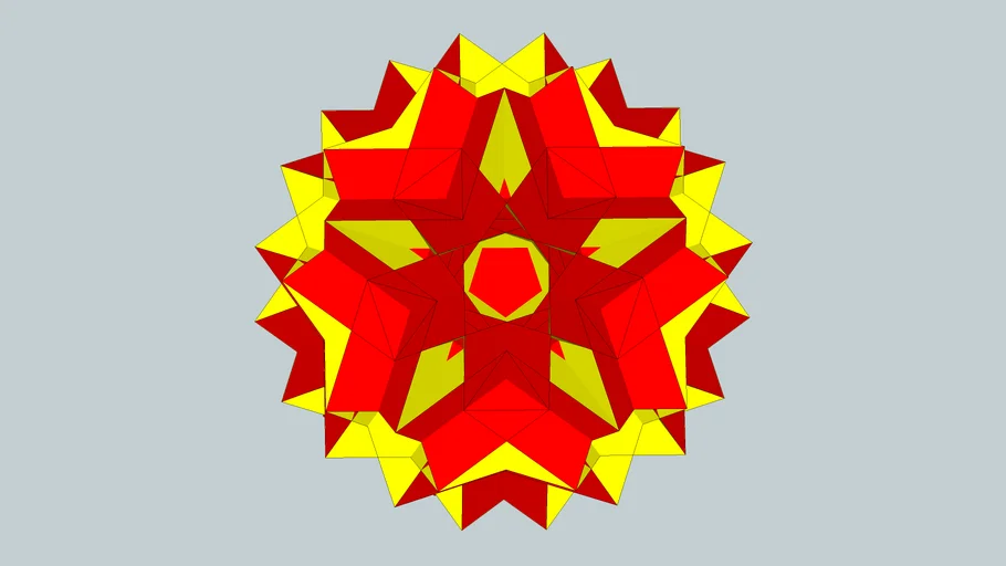 Great rhombidodecahedron (U73) | 3D Warehouse