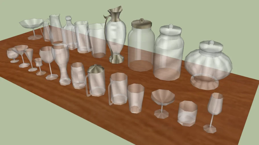 Low Poly Glass Collection