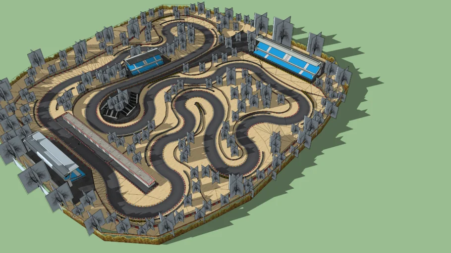 Race Track, Textured