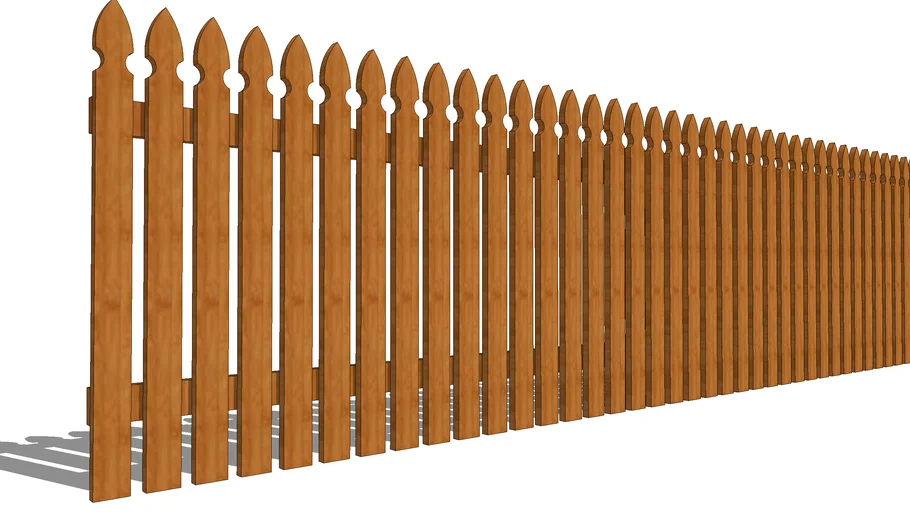 Wooden Picket fence