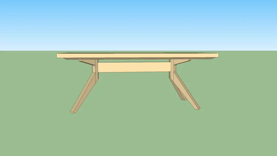 TABLE CROSS CARE | 3D Warehouse